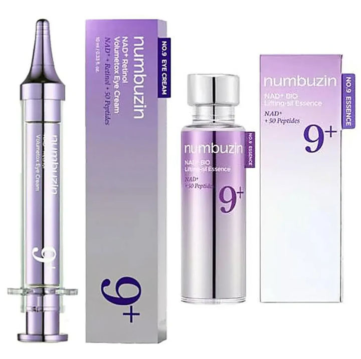 Korean Skincare Routine - Koreanisches NAD+ Peptid Advanced Creme-Set Numbuzin