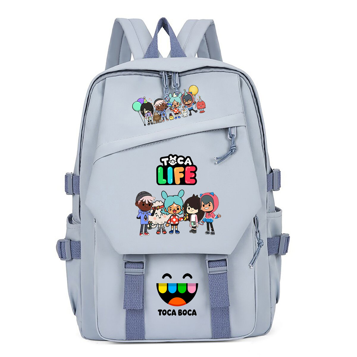 Korean Women Lifestyle - Toca Life World Print Rucksack für