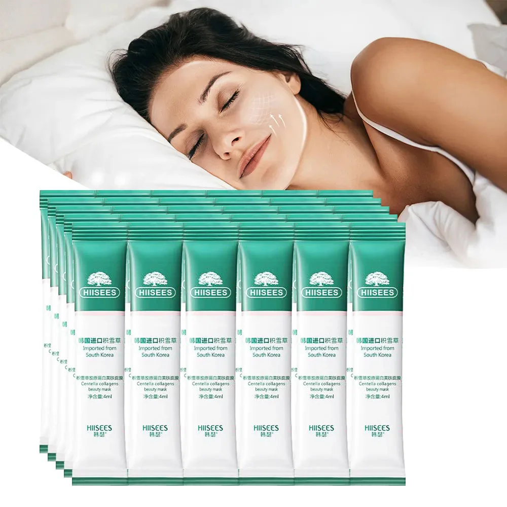 Korean Lifestyle Products - 30 stücke Centella Kollagen Schlafen Gesichtsmasken